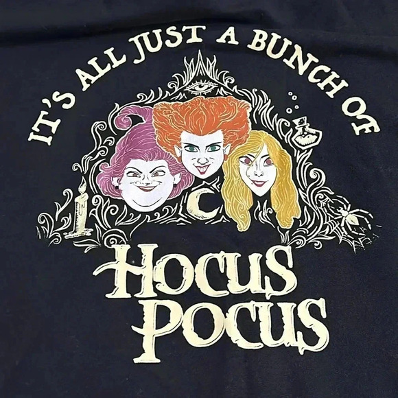 It’s All Just A Bunch Of Hocus Pocus Cropped Sweatshirt - Picture 3 of 4